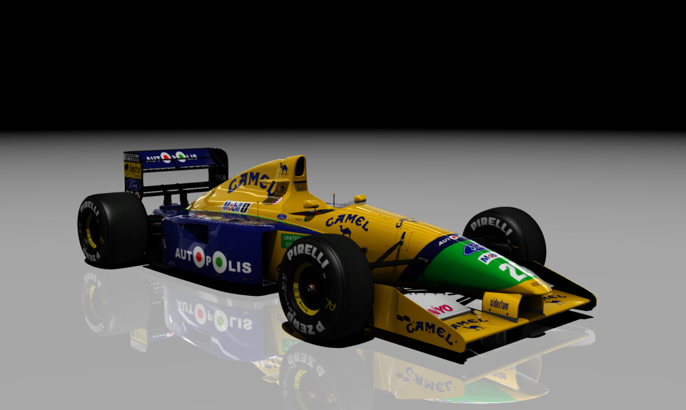 Benetton B191, skin 20_piquet_r12_r13_r14_r15_r16