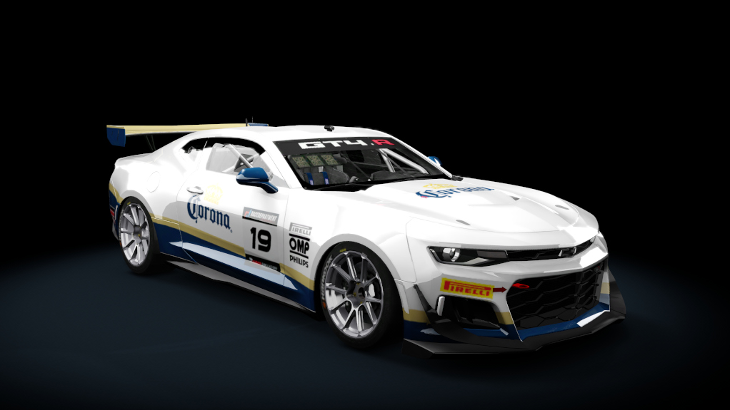 Chevrolet Camaro GT4, skin corona
