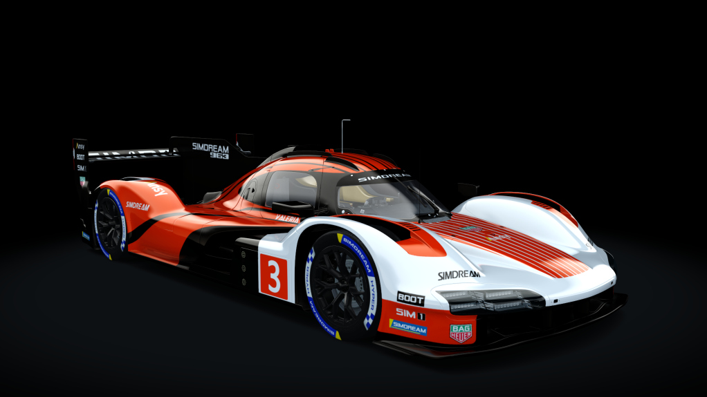 Porsche 963 LMDh Hypercar, skin 03