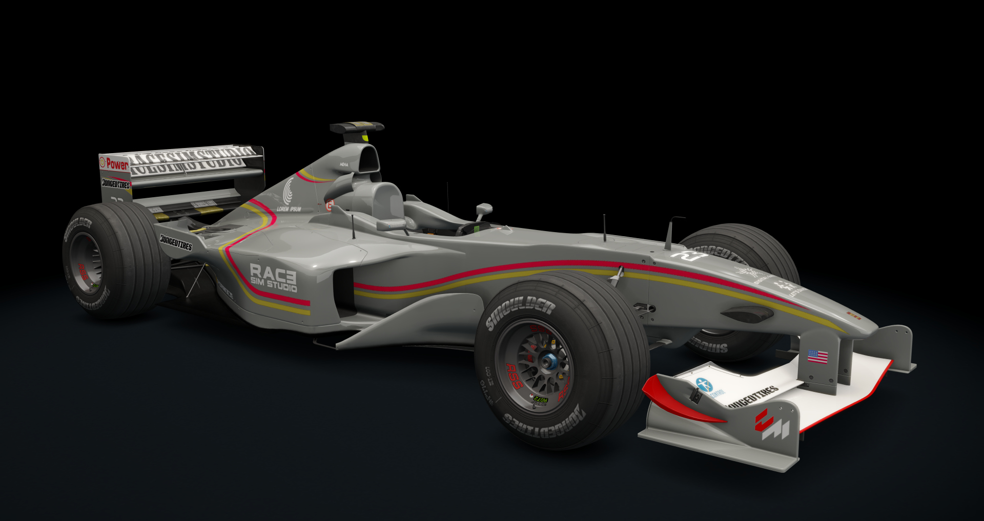 Formula RSS 2000 V10, skin 23_Mena_USA_grey