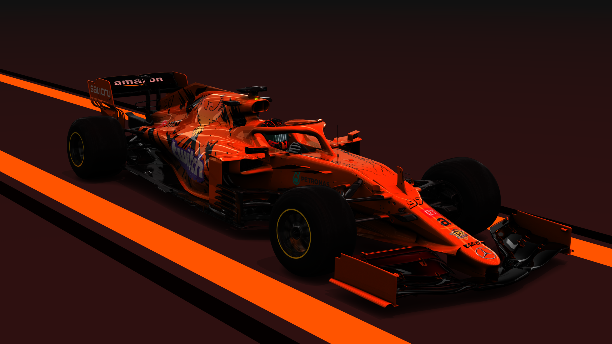 Formula Hybrid 2021 WET, skin PhoenixMercedes_88_JuanLuis_Falcon