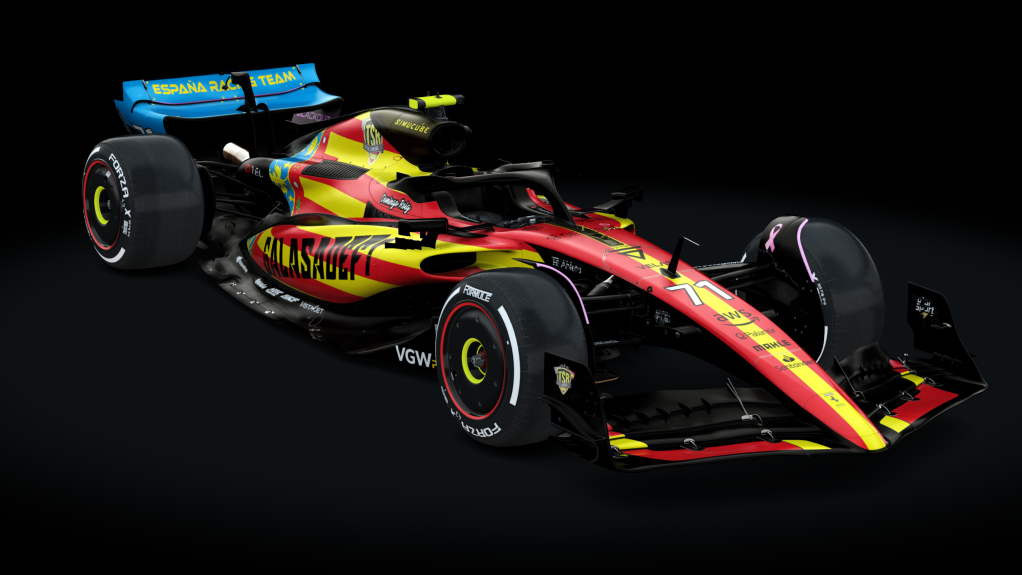 Formula Hybrid® 2023, skin EspanaF1RacingTeam_TSR_DomingoRoig