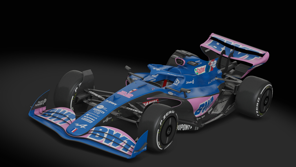Formula Hybrid X 2022 EVO, skin AlpineF1Team_22_DavidOllauri