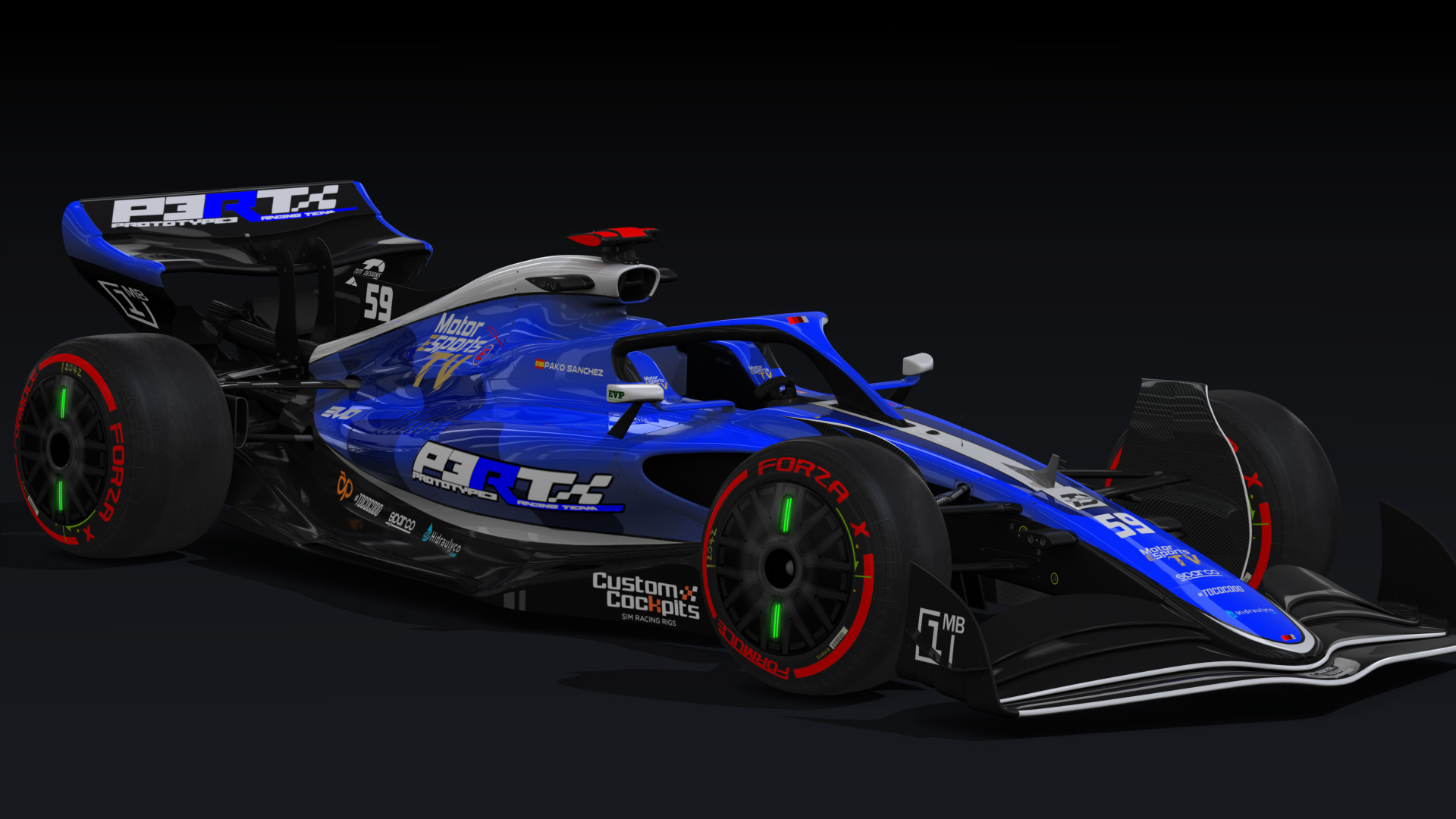 Formula Hybrid X 2022 EVO, skin PROTOTYPE3_RACING_TEAM_59_Pako_SanchezDiaz