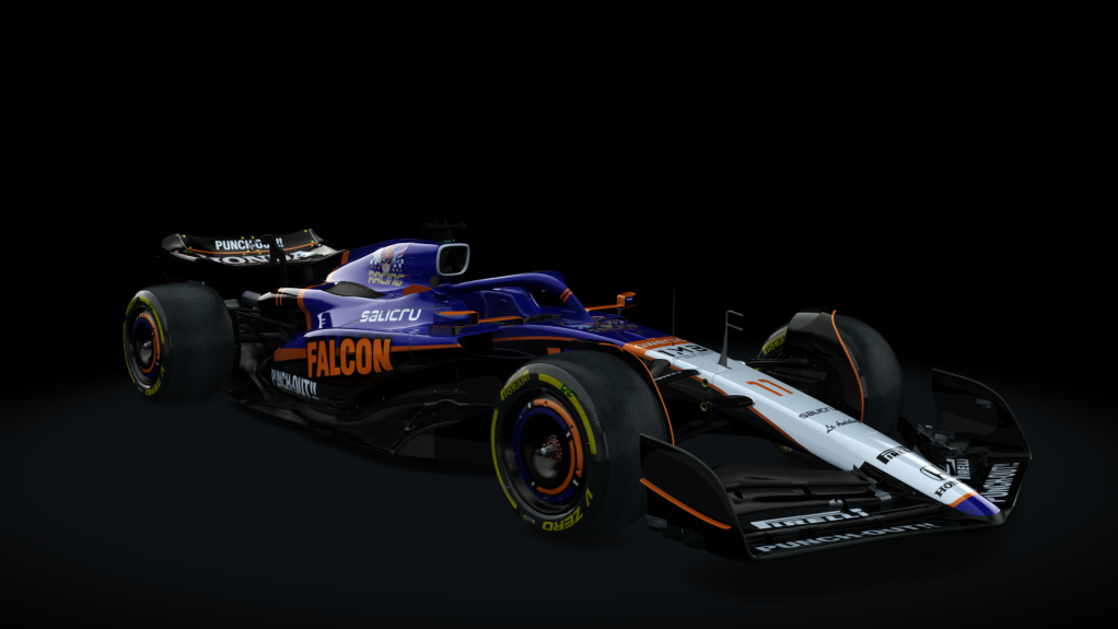 VRC Formula Alpha 2023, skin FalconPunch_TSR_JMRiancho