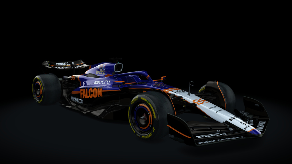 VRC Formula Alpha 2023, skin FalconPunch_TSR_JuanLuisFalcon