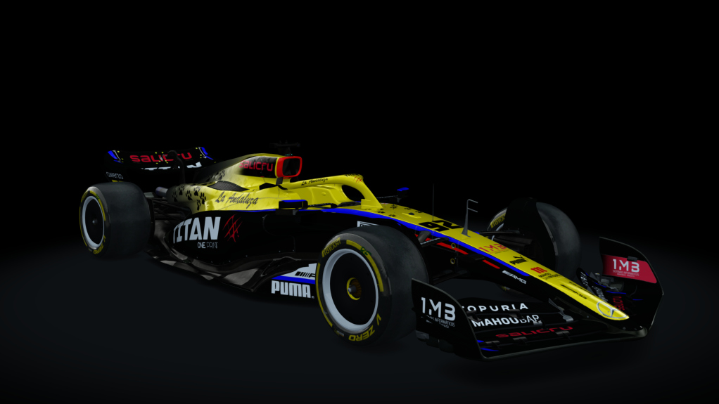 VRC Formula Alpha 2023, skin TitanRacingTeam_TSR_JonathanFernandez