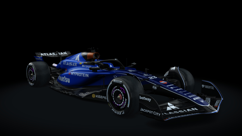 VRC Formula Alpha 2024, skin FW47_23_Albon