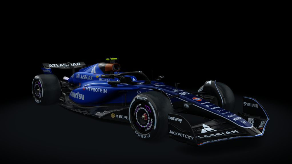 VRC Formula Alpha 2024, skin FW47_55_Sainz