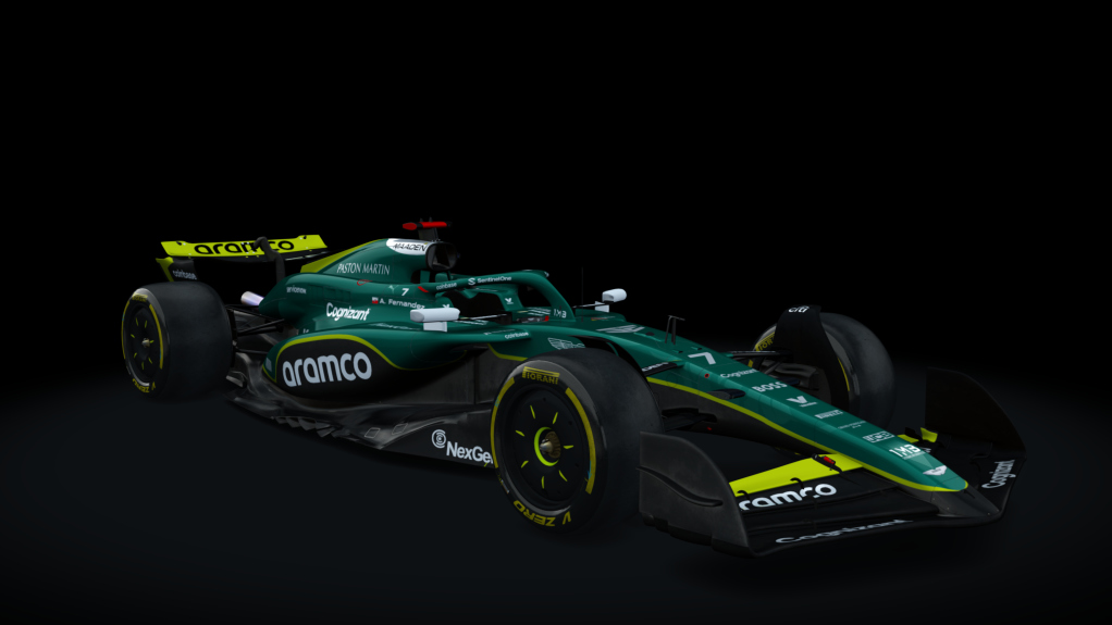 VRC Formula Alpha 2024, skin PastonMartin_AlbertoFernandez_07