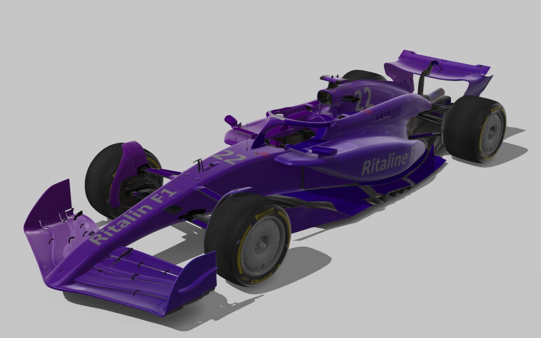 Ritalin F1 22 VRC Formula Alpha 2024, skin Ritalin F1_22